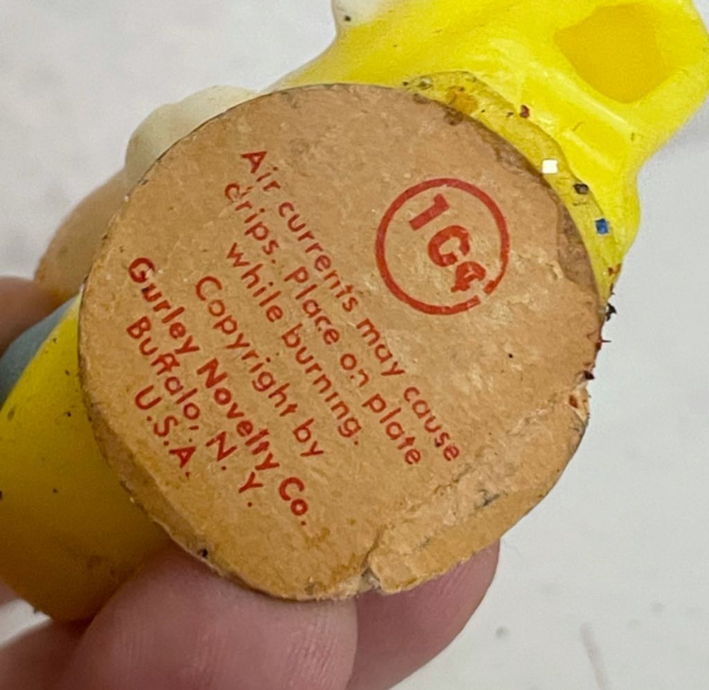 Gurley - Christmas - 2” - Cherub Sleeping On Moon - Angel (Christmas - Candle) ornament collectible - Main Image 2