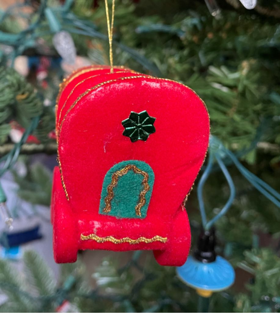 Rene D. Lyon - Covered Wagon - Red  ornament collectible - Main Image 2