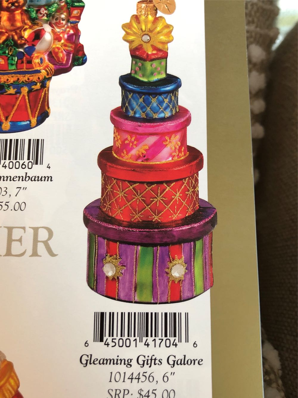 Holiday Stacked  ornament collectible - Main Image 2