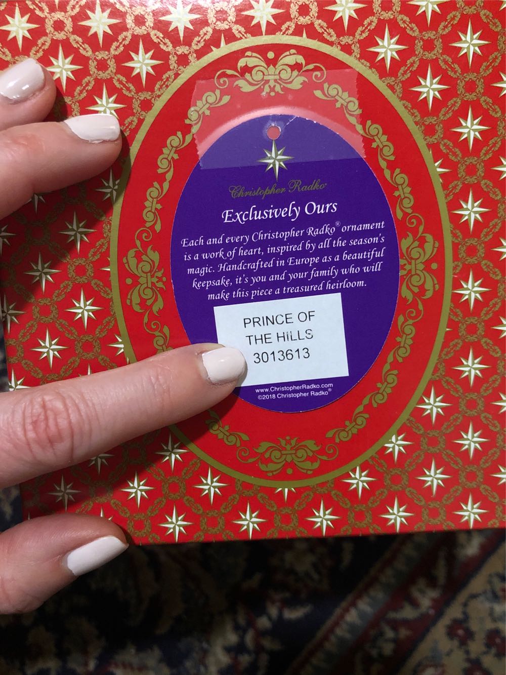 Prince Of The Hills  ornament collectible - Main Image 3