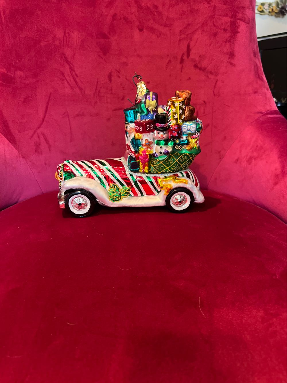 Santa Rolls In  ornament collectible - Main Image 2