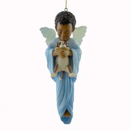 Ebony Visions Thomas Blackshear Puppy Love Ornament  ornament collectible [Barcode 734409441286] - Main Image 1