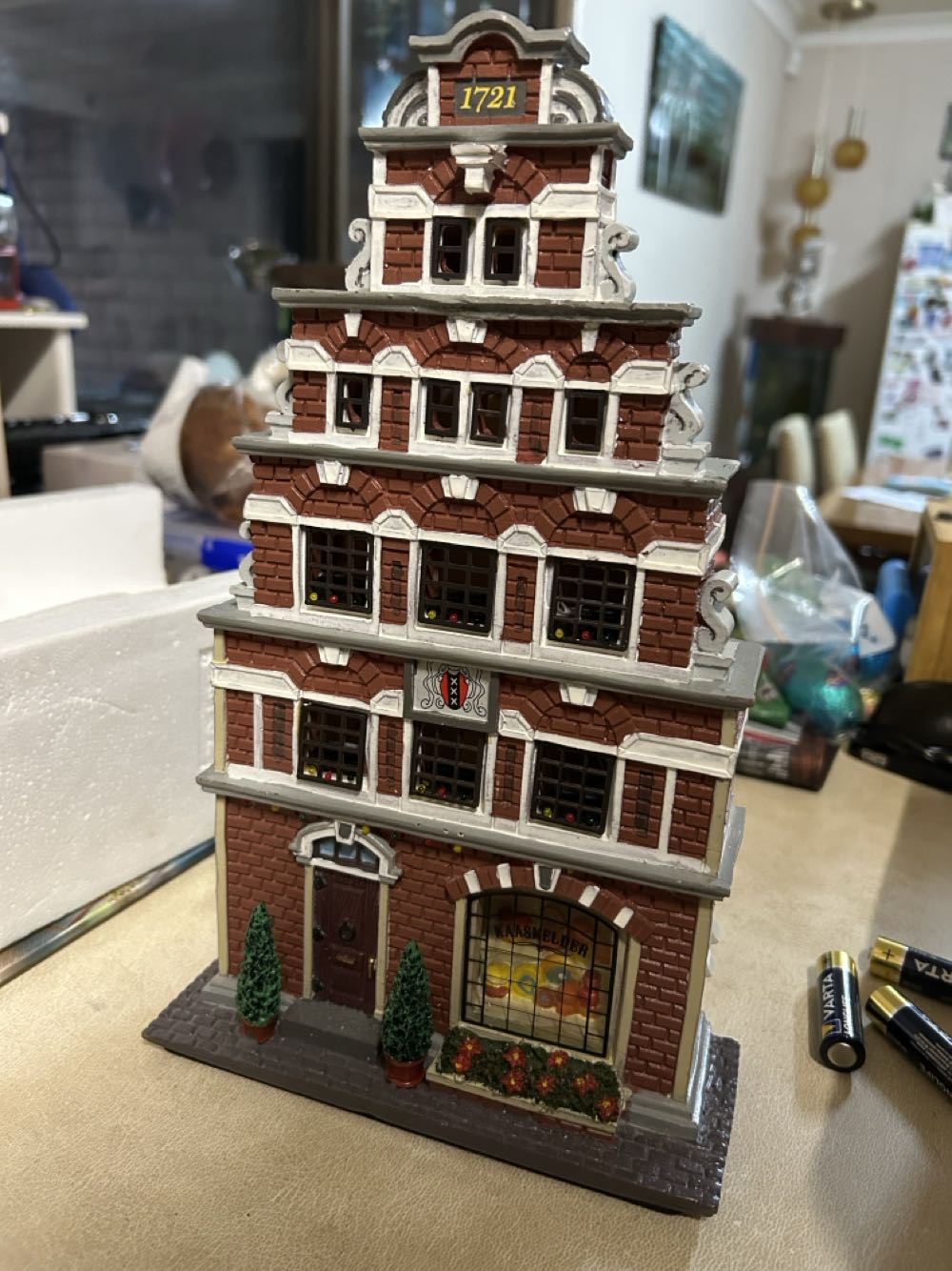 Lemax Cheese Seller #45732 - Facade (Caddington Village) ornament collectible [Barcode 728162457325] - Main Image 3