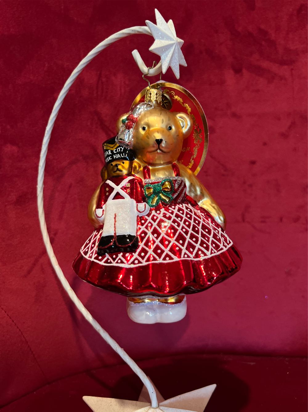 Music Hall Muffy  ornament collectible - Main Image 1
