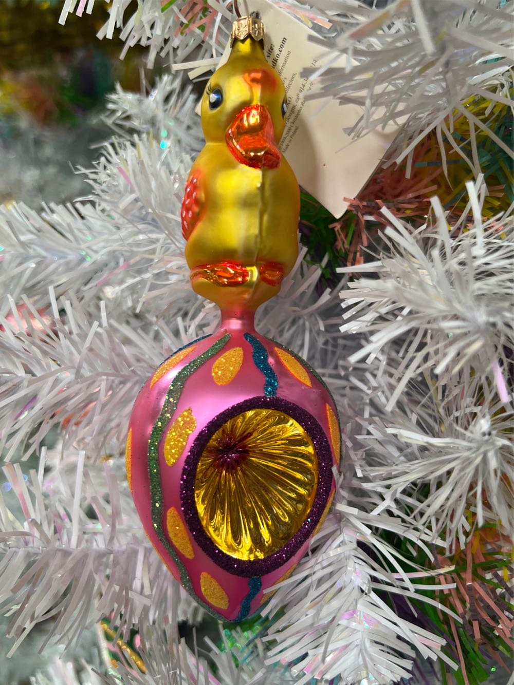 Eggs & Quakers, Pink And Aqua  ornament collectible - Main Image 2