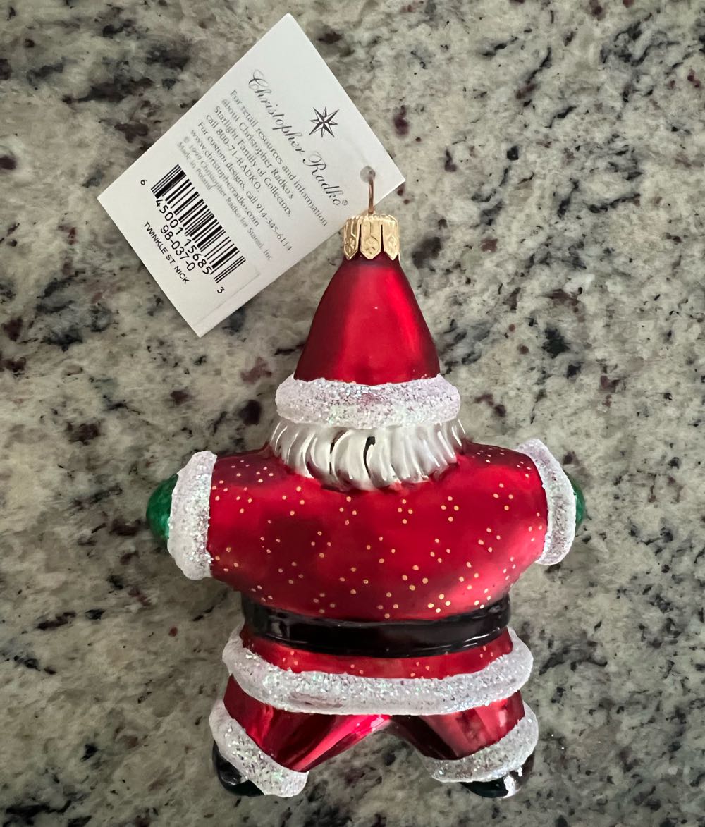 Twinkle St. Nick - 98-037-0 (Santa) ornament collectible - Main Image 2