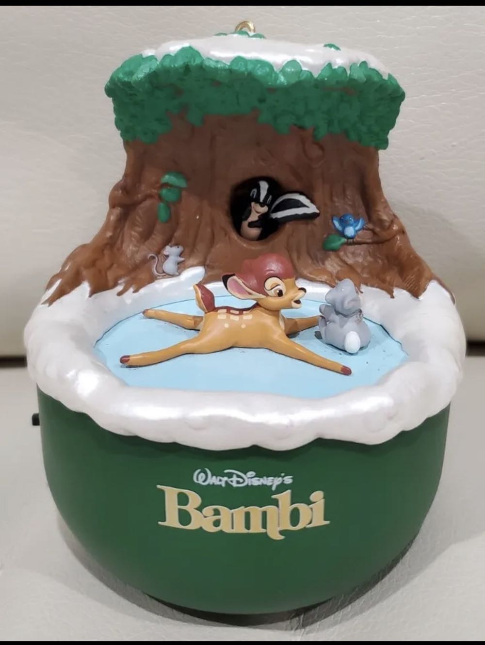 Bambi Discovers Winter  (Disney, MAGIC: Motion) ornament collectible - Main Image 3