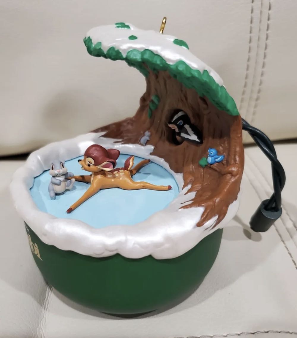 Bambi Discovers Winter  (Disney, MAGIC: Motion) ornament collectible - Main Image 4