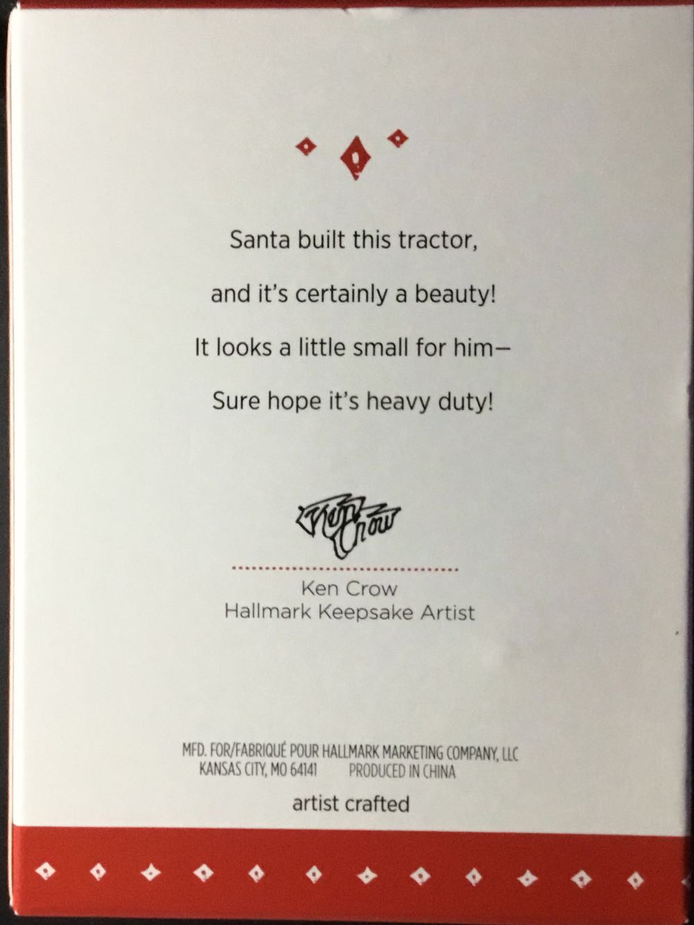 Toymaker Santa 2015 - Toymaker Santa ornament collectible - Main Image 3