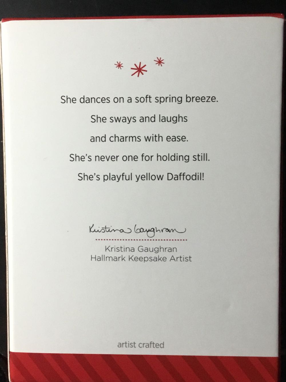 Daffodil Fairy - Fairy Messengers ornament collectible - Main Image 2