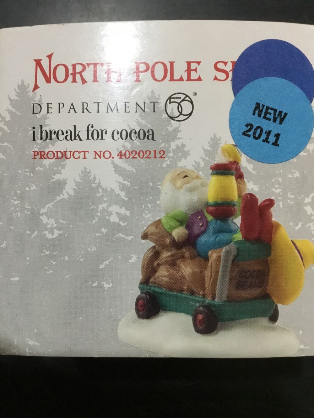 I Break For Cocoa - North pole series ornament collectible - Main Image 2