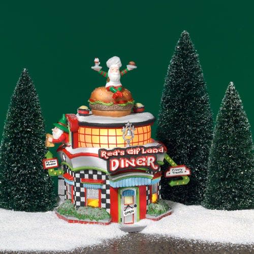 Dept 56 - Red’s Elfland Diner  ornament collectible - Main Image 1