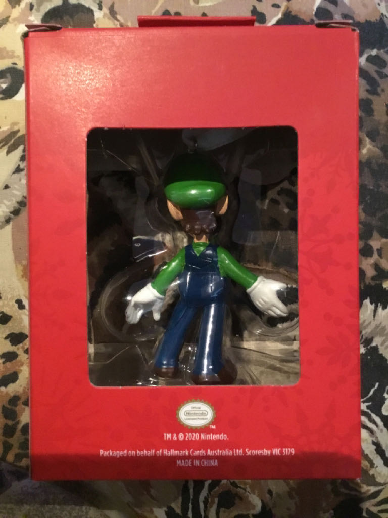 Luigi - Super Mario ornament collectible [Barcode 9355693007432] - Main Image 2