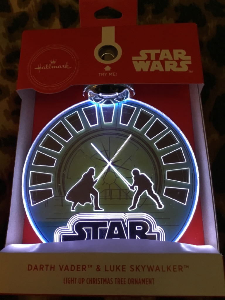Darth Vader & Luke Skywalker Light Up - Star Wars ornament collectible [Barcode 9355693008743] - Main Image 2