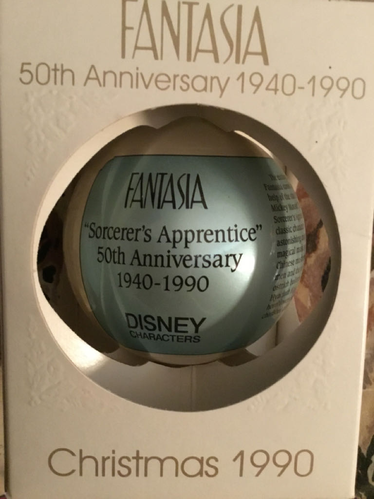 Fantasia 50th Anniversary 1940-1990 Bauble - Disney Fantasia ornament collectible - Main Image 2