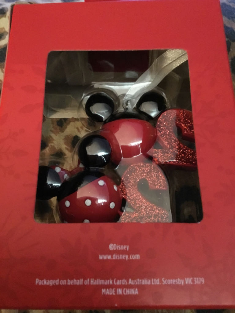 Mickey & Minnie Mouse 2020 Ornament - Disney Mickey And Minnie ornament collectible [Barcode 9355693007180] - Main Image 2