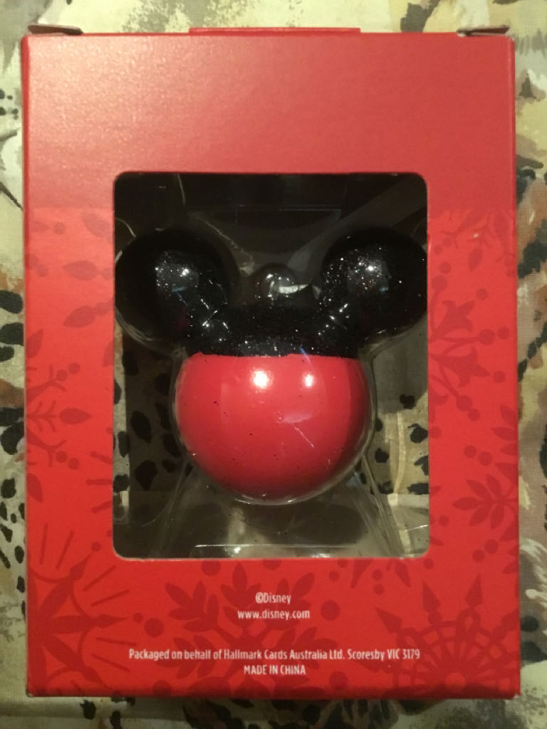 Mickey Mouse Glitter Icon - Disney Mickey Mouse ornament collectible [Barcode 9355693007289] - Main Image 2