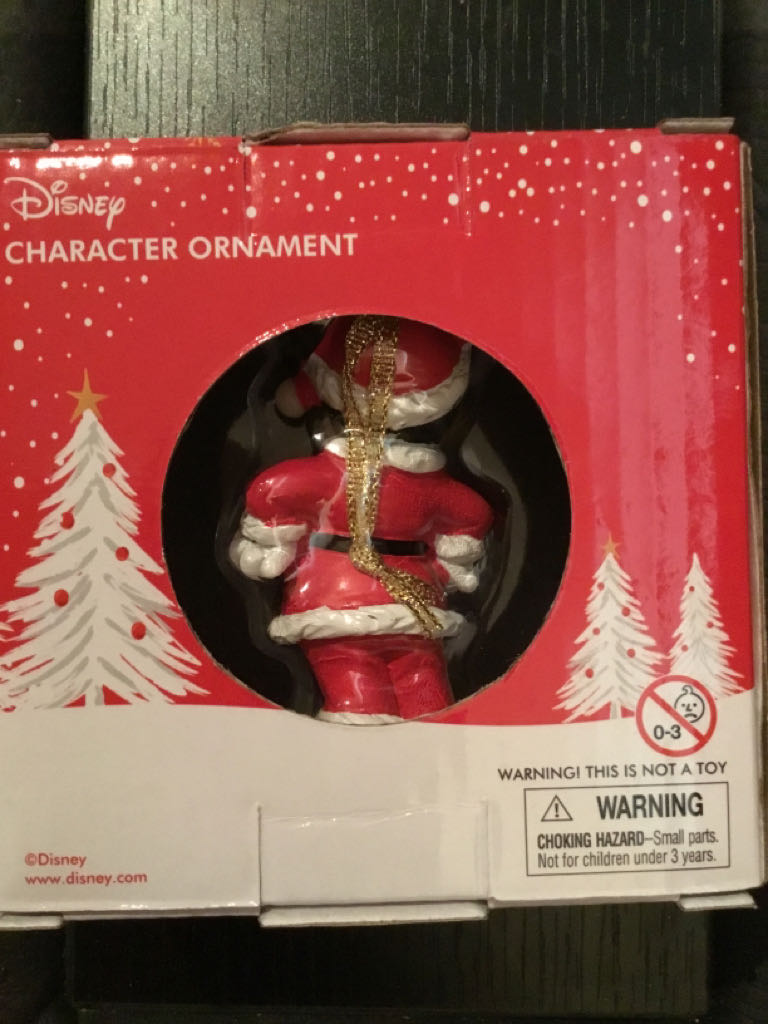 Mickey Santa Ornament - Disney Mickey Mouse ornament collectible [Barcode 9314783728879] - Main Image 2