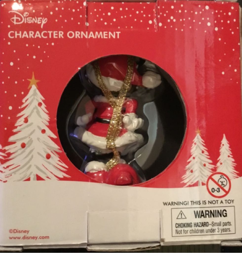 Minnie Santa Ornament - Disney Minnie Mouse ornament collectible [Barcode 9314783728862] - Main Image 2