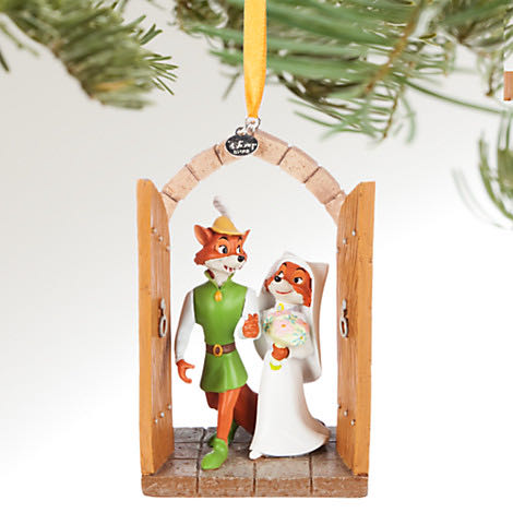 Robin Hood & Marion Ornament - Disney Robin Hood ornament collectible - Main Image 1