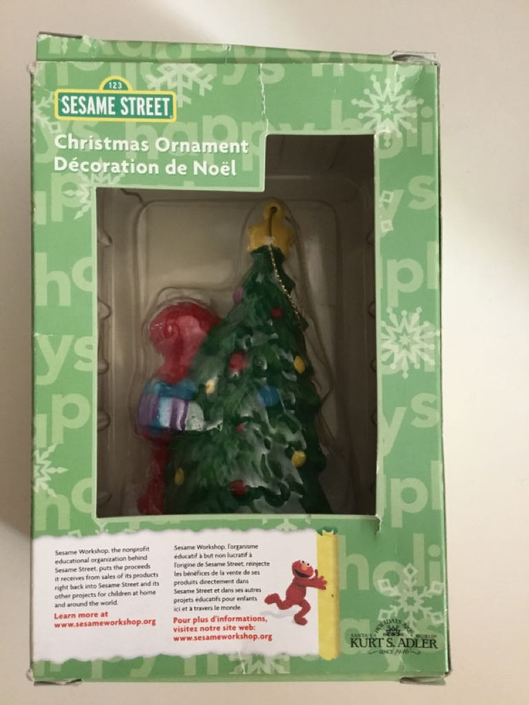 Elmo’s Christmas - Sesame Street (Sesame Street) ornament collectible [Barcode 086131787355] - Main Image 2