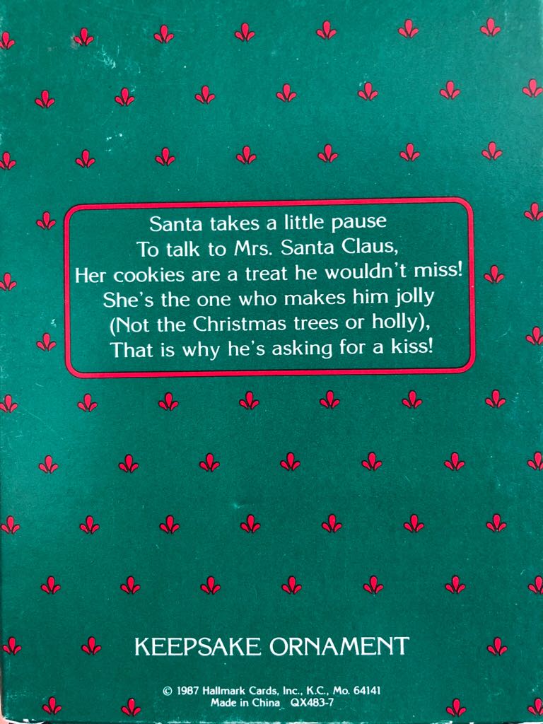 Mr. And Mrs. Claus Home Cooking #2 - Mr. And Mrs. Claus (Santa, Mrs Claus) ornament collectible - Main Image 2