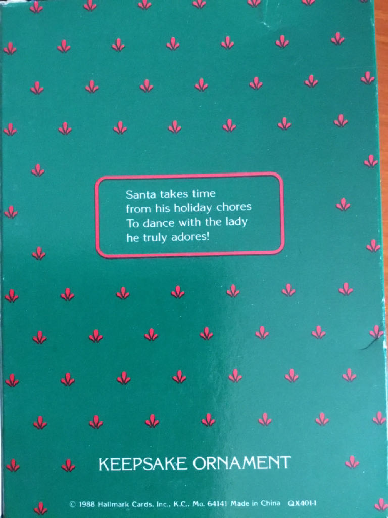 Shall We Dance - Mr. And Mrs. Claus (Mr. and Mrs. Claus) ornament collectible - Main Image 2