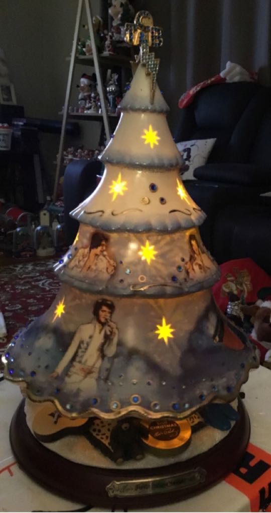 Elvis Blue Christmas Tree - Elvis ornament collectible - Main Image 2