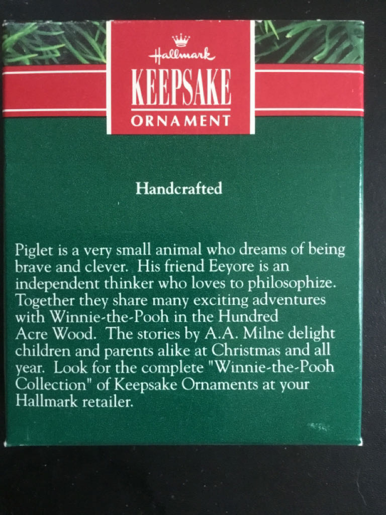 Piglet And Eeyore - Disney Winnie The Pooh ornament collectible - Main Image 2