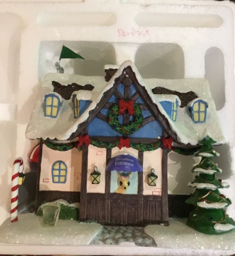 Hermey’s Dentist Office - Rudolph Christmas Town Village (Rudolph’s Village) ornament collectible - Main Image 1
