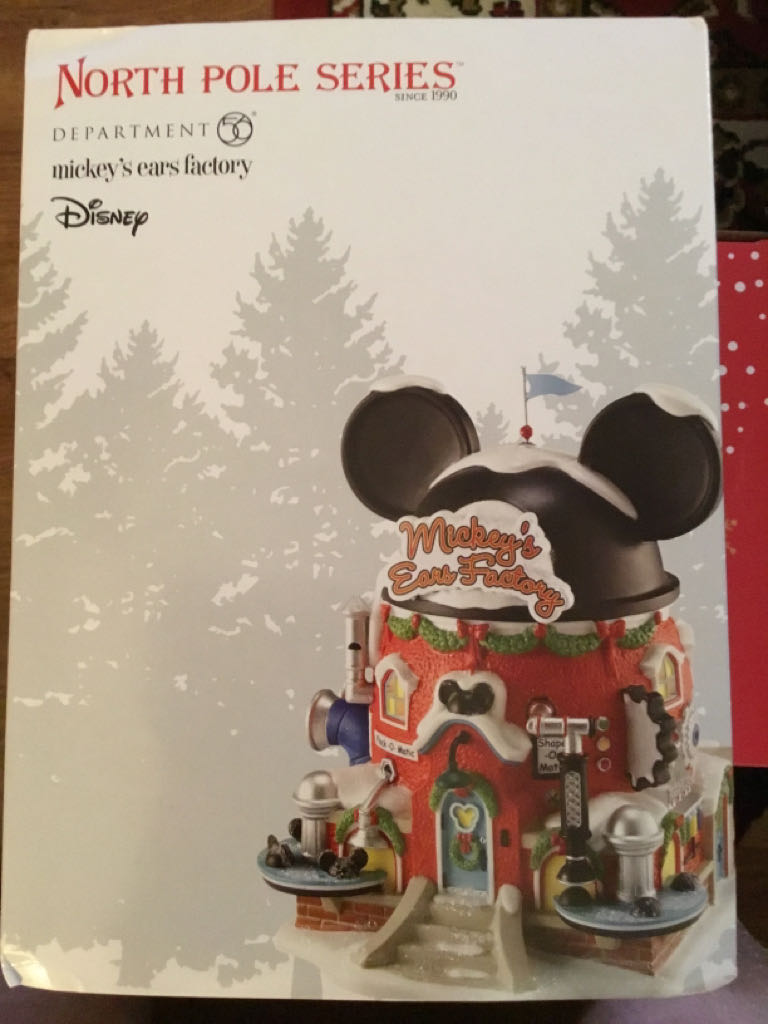 Mickey’s Ears Factory - North pole series (Disney) ornament collectible [Barcode 045544327374] - Main Image 1