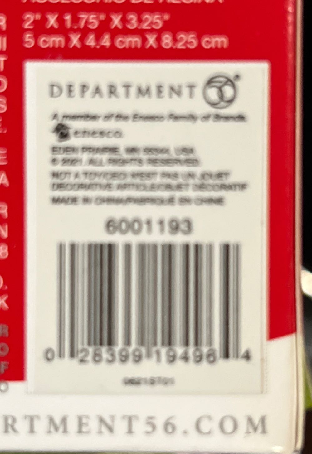 Cotton Candy Delight - Mickey’s Merry Christmas Village (6001193) ornament collectible [Barcode 028399194964] - Main Image 3