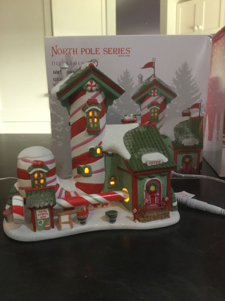 North Pole Candy Striper - North pole series ornament collectible [Barcode 720322300656] - Main Image 2
