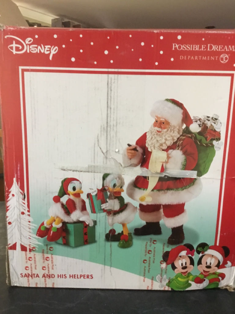 Santa & His Helpers - Possible Dreams (Disney Mickey And Friends) ornament collectible [Barcode 028399264742] - Main Image 2
