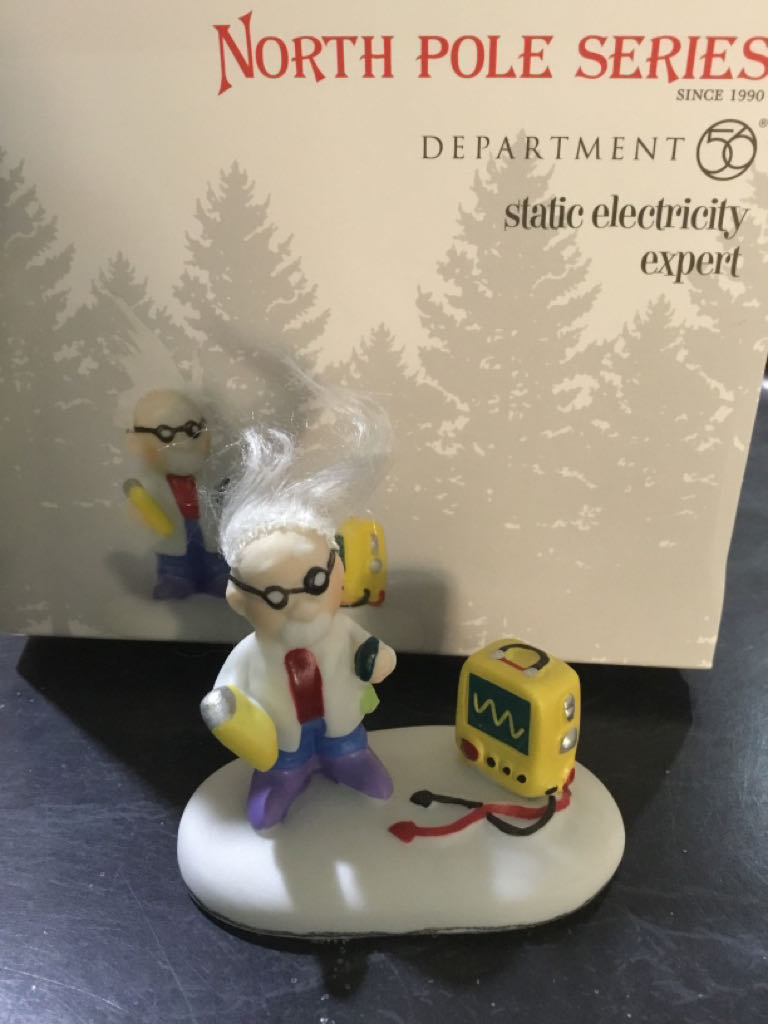 Static Electricity Expert - North pole series ornament collectible - Main Image 2