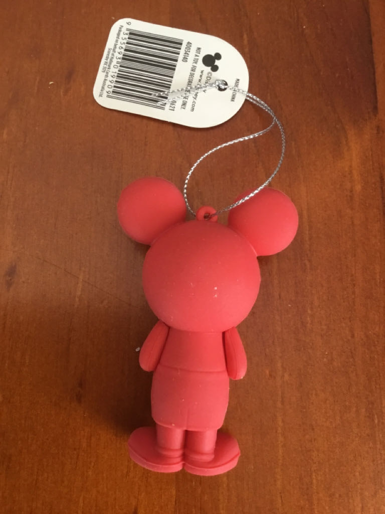 Mickey Mouse Red - Disney Mickey Mouse ornament collectible [Barcode 9355693019909] - Main Image 2