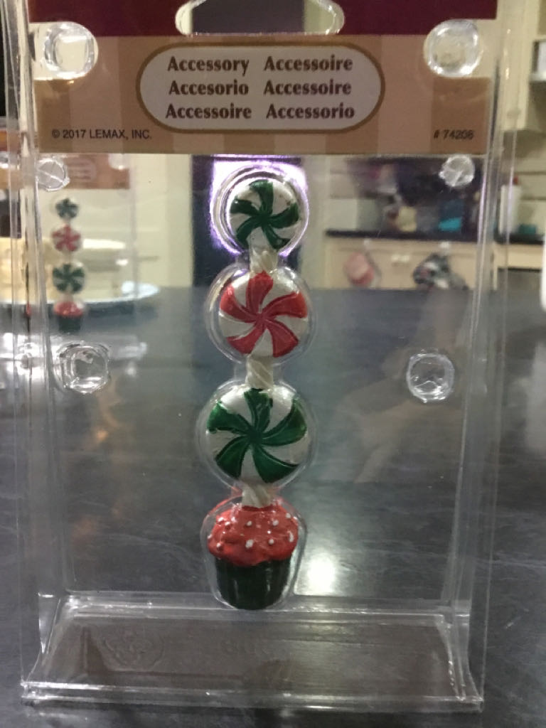 Peppermint Candy Topiary - #74208 - Sugar N Spice (Accessories) ornament collectible [Barcode 728162742087] - Main Image 2