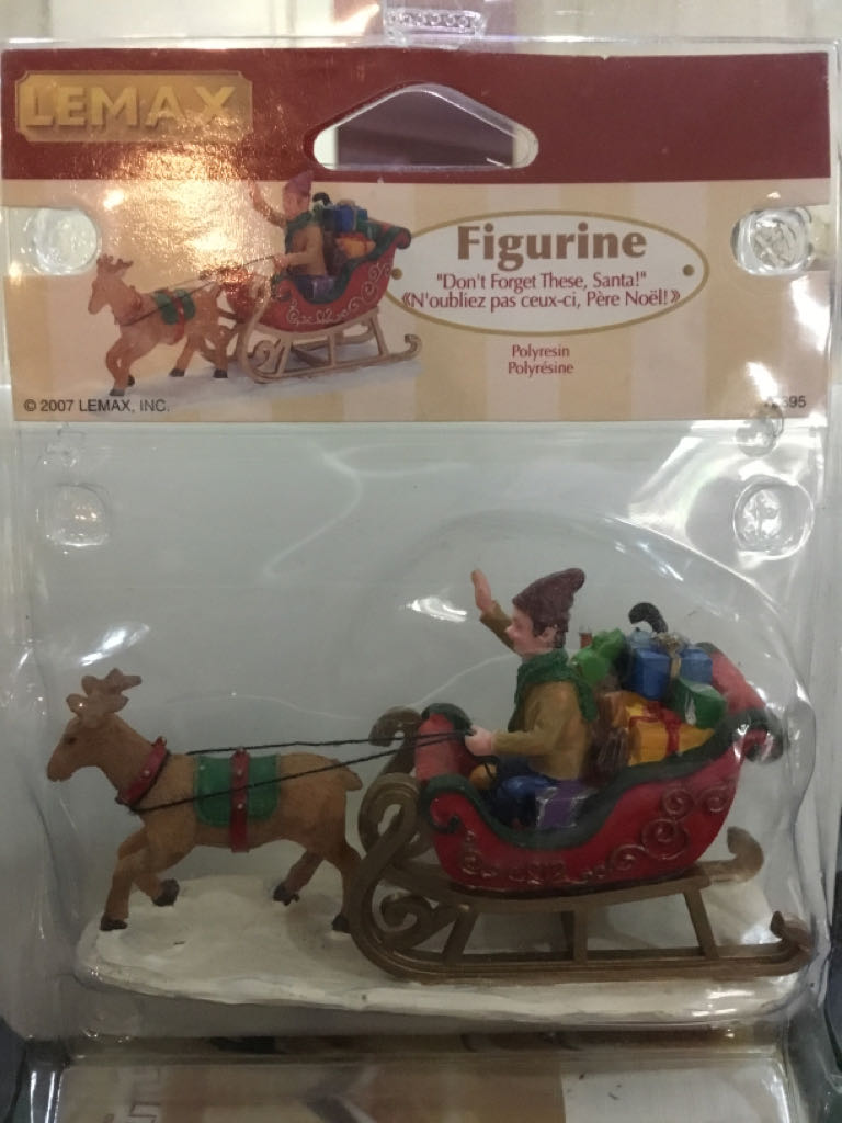 Don’t Forget These, Santa! - Lemax Santa’s Wonderland (Figurines) ornament collectible [Barcode 728162723956] - Main Image 1
