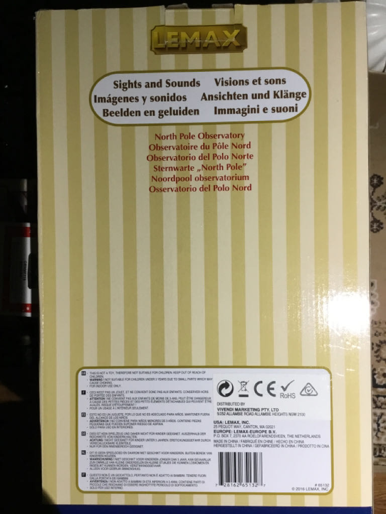 North Pole Observatory - Santas Wonderland (Sights and Sounds) ornament collectible [Barcode 728162651327] - Main Image 2