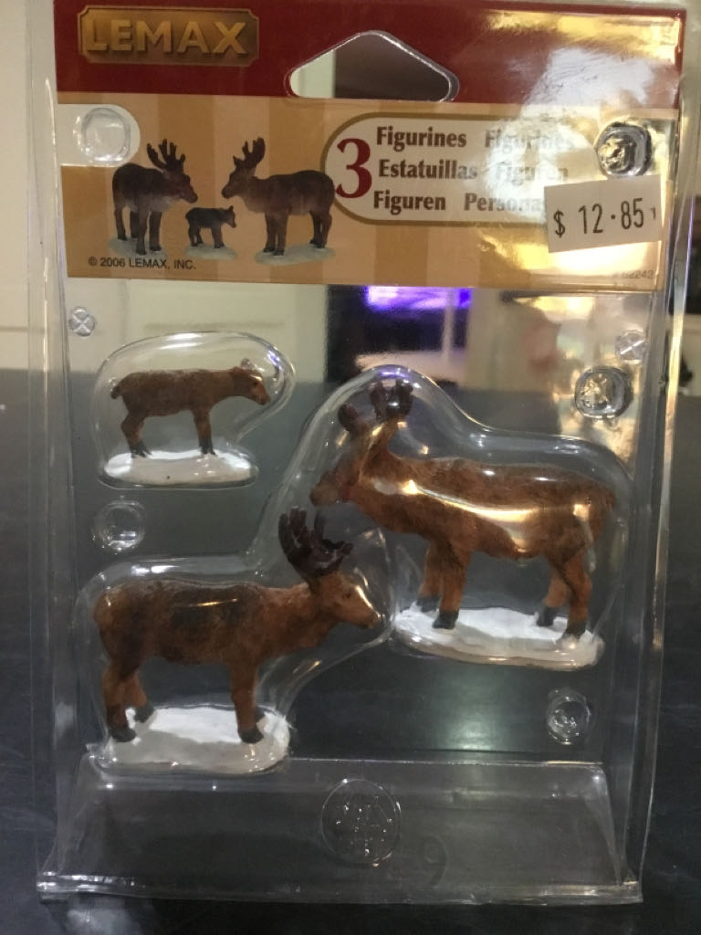 Reindeer Set Of 3 #62242 - Figurines (Animals) ornament collectible [Barcode 728162622426] - Main Image 2