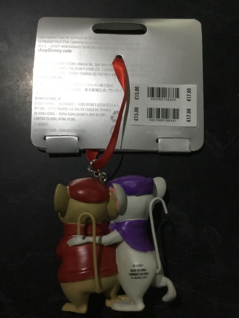 Bernard And Bianca - Disney Rescuers ornament collectible [Barcode 465062138335] - Main Image 2