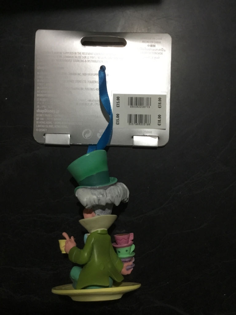 Mad Hatter - Disney (Alice In Wonderland) ornament collectible [Barcode 5057966203186] - Main Image 2