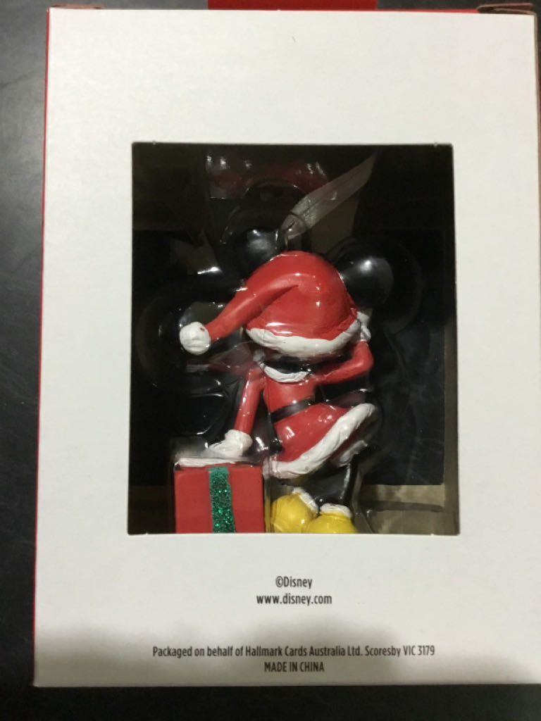 Minnie Mouse With Gift - Disney Minnie Mouse ornament collectible [Barcode 9355693020264] - Main Image 2