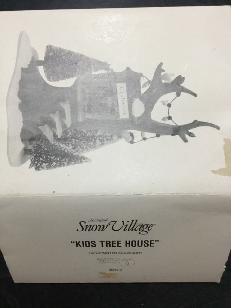 Kids Tree House - The Original Snow Village (Village Accessories) ornament collectible - Main Image 1