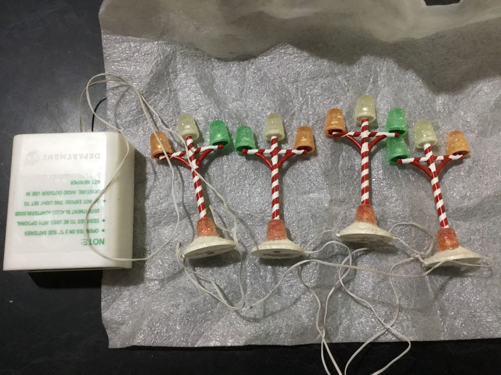 Gumdrop Street Lamps - Village Accessories ornament collectible - Main Image 2