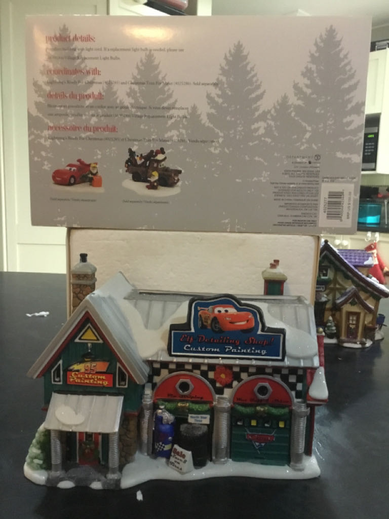 Cars Holiday Detail Shop - North pole series (Cars) ornament collectible [Barcode 045544423441] - Main Image 2