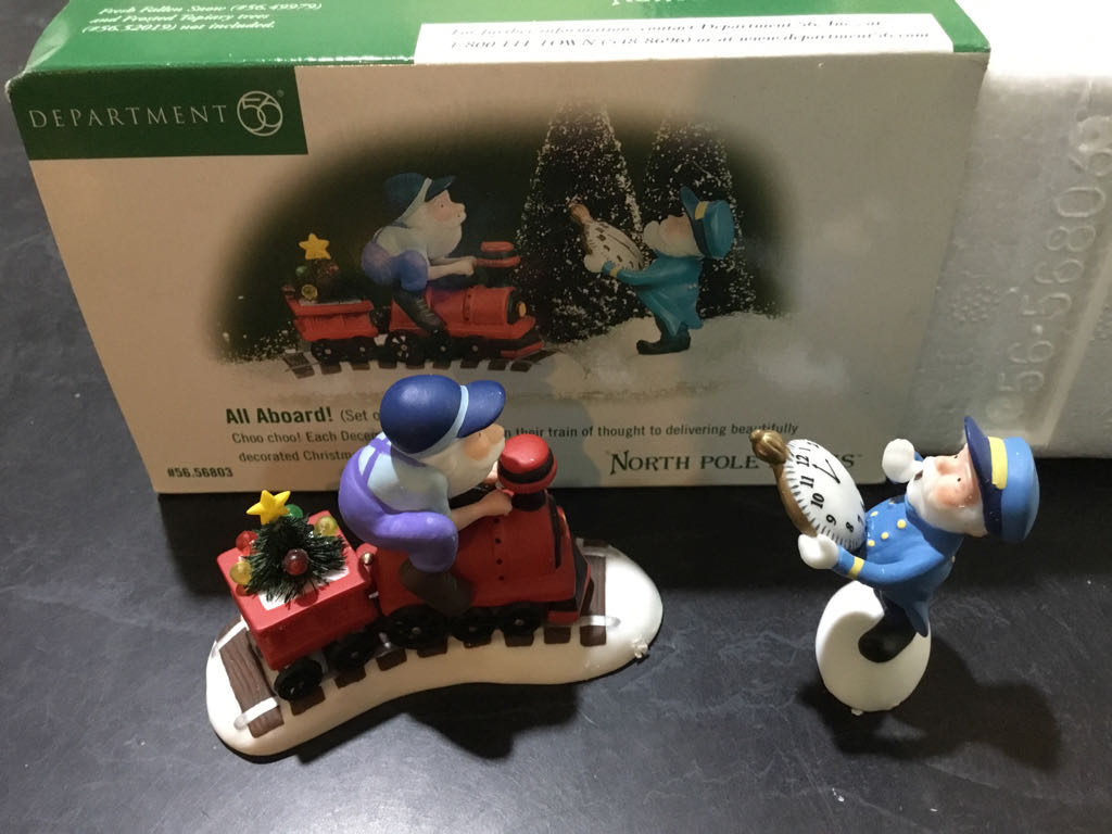 All Aboard! - North Pole Series Accessory ornament collectible [Barcode 734409183568] - Main Image 2
