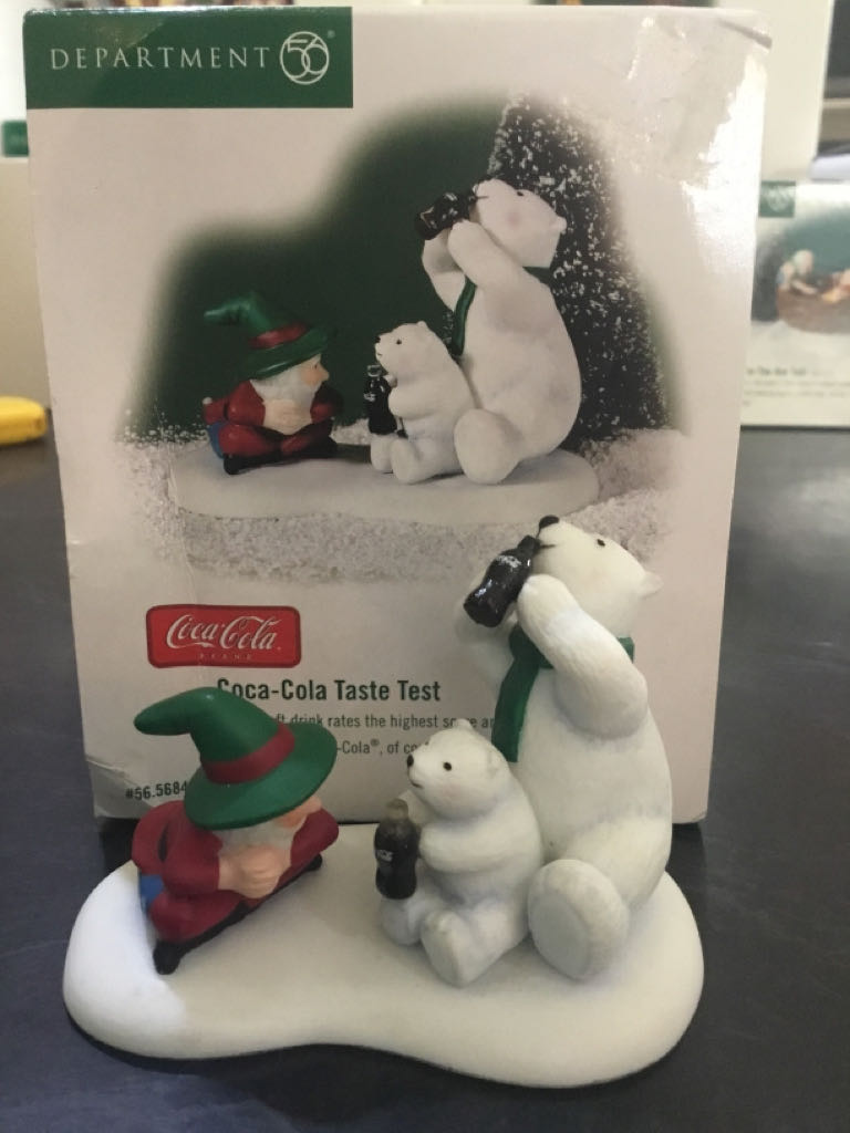 Coca-Cola Taste Test - Coca Cola North Pole Series (The Original Snow Village) ornament collectible [Barcode 734409238497] - Main Image 2