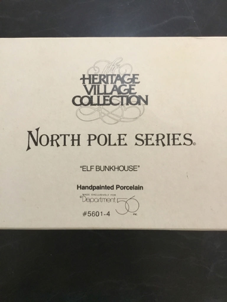 Elf Bunkhouse - North pole series (Heritage Village Collection) ornament collectible - Main Image 2