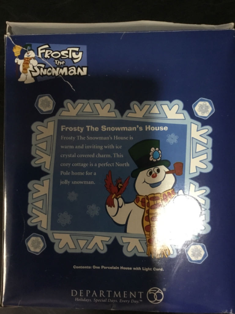 Frosty the Snowman House - Hot Properties Collection (Frosty The Snowman) ornament collectible [Barcode 734409245419] - Main Image 2
